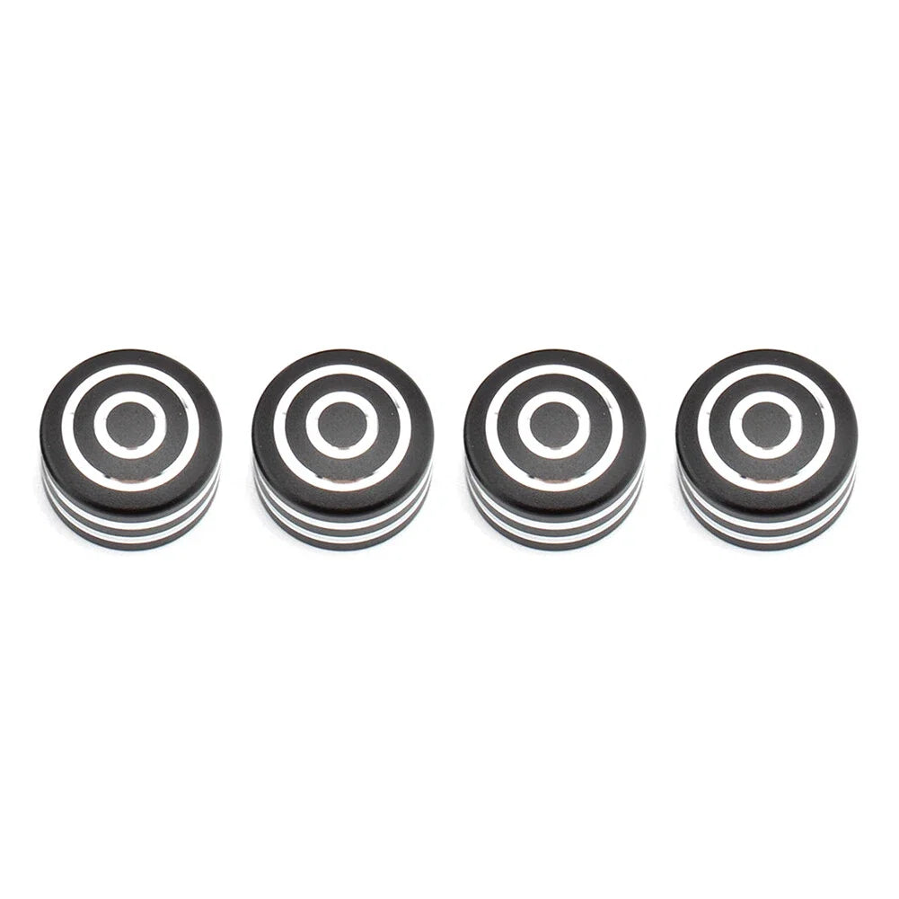 4X Billet Aluminum Head Bolt Cover Cap for Triumph T120 Thruxton Scrambler (2016–2023)
