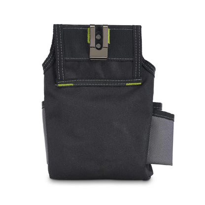 Mini Tool Pouch for Automotive Use - 9 Pockets, Black and Gray