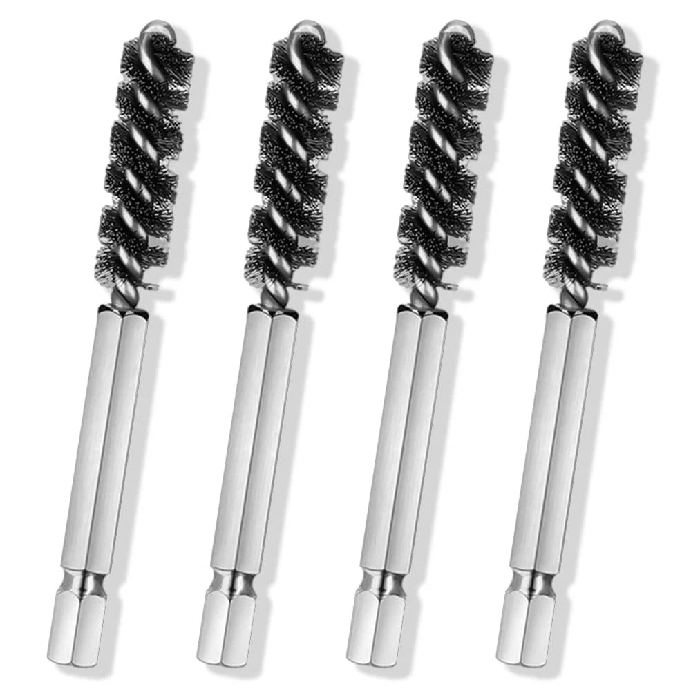 4X Golf Club Head Hosel Brush, Wire Bore Stainless Steel