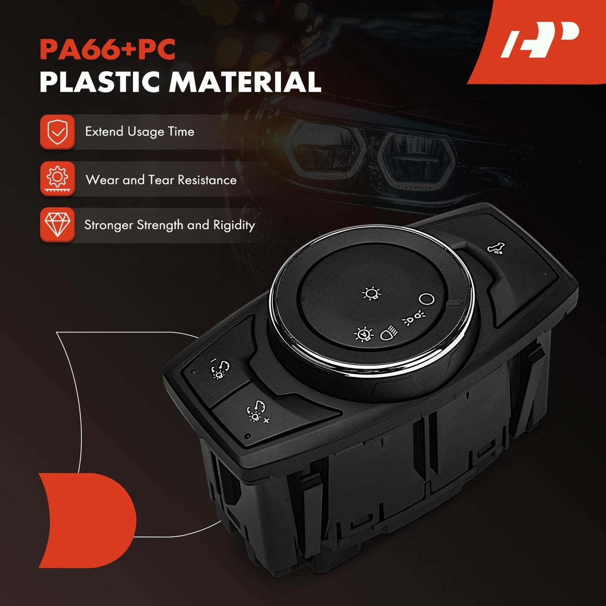 Headlight Switch for Ford F-150 F-250 (2015–2022) FL3Z11654CA FL3Z11654CB HLS1742