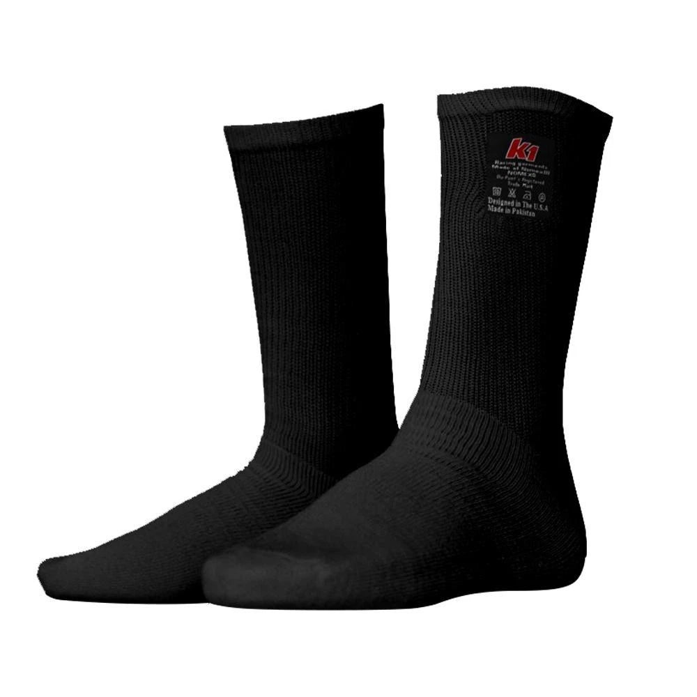 Nomex Socks for K1 RaceGear (Adult Small/Medium) - Black