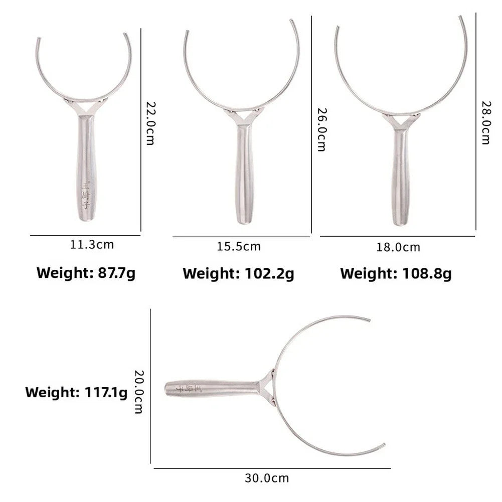 U Shape Stainless Steel Anti Scald Tool for Secure Grip on Hot Bowls and Plates