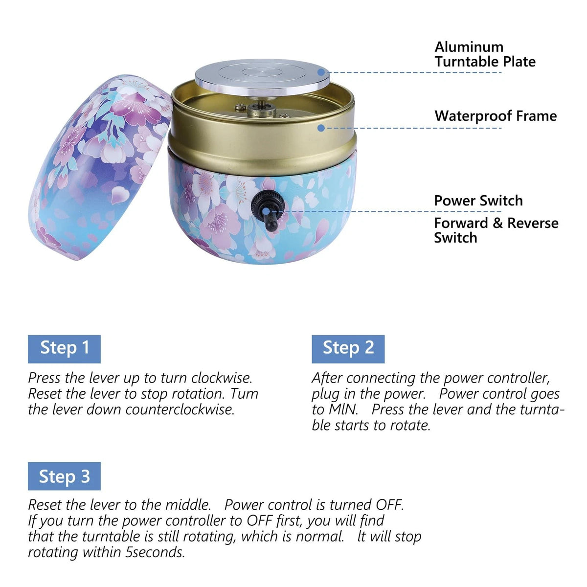 Electric Mini Pottery Wheel for Toolly (2023)