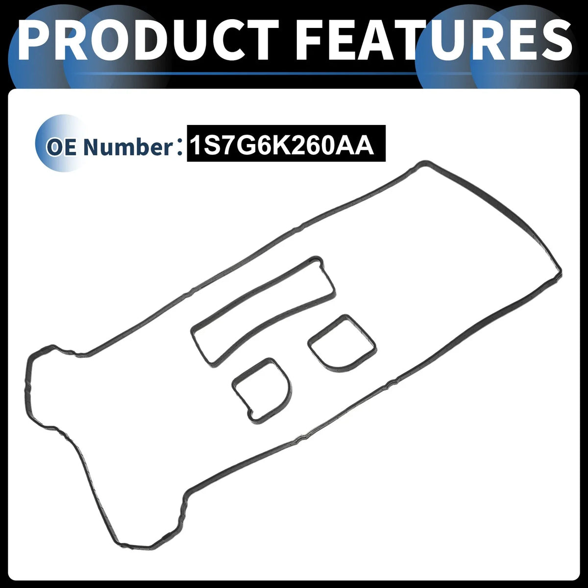Valve Cover Gasket No. 1S7G6K260AA for Ford Escape 2.3L (2005–2008)