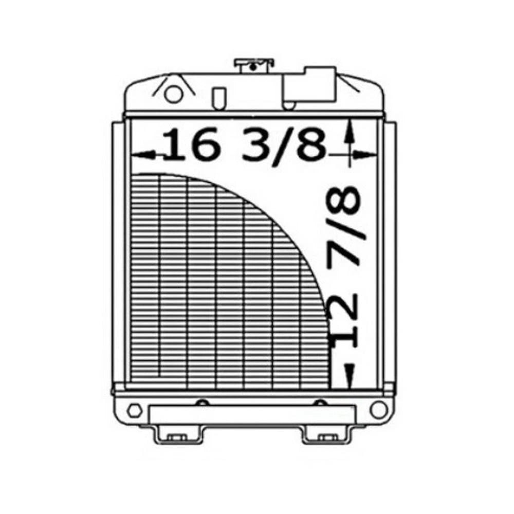 Radiator for Ford NH 1000 1500 1600 1700