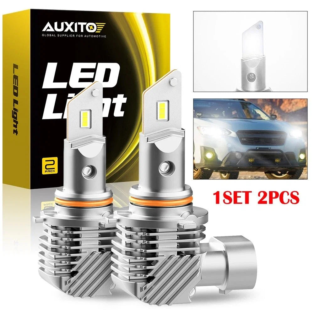 9005 H11 H8 LED Headlight Bulbs Kit Combo 6000K Hi Lo Beam for Vehicles