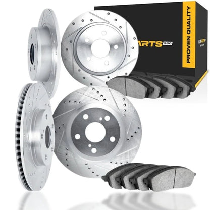 Rotor Set for Subaru XV Crosstrek (2013–2015) ALX-PAU-DF-7514-13046-CLA3