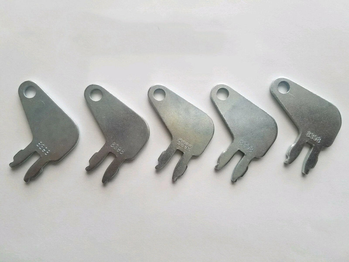 Set of 5 Master Disconnect Keys for Caterpillar CAT 313B 313D 313D2
