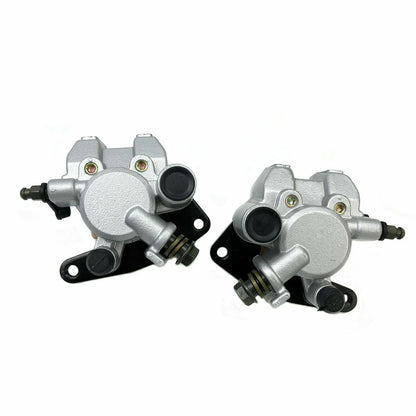 Front Brake Calipers & Pads for Yamaha ATV Big Bear 400 YFM400 YFM400F (2000–2012)