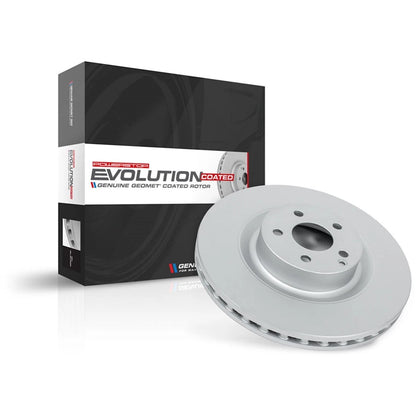 Set of 2 Powerstop Brake Discs Front for BMW 528i xDrive (2011–2016)