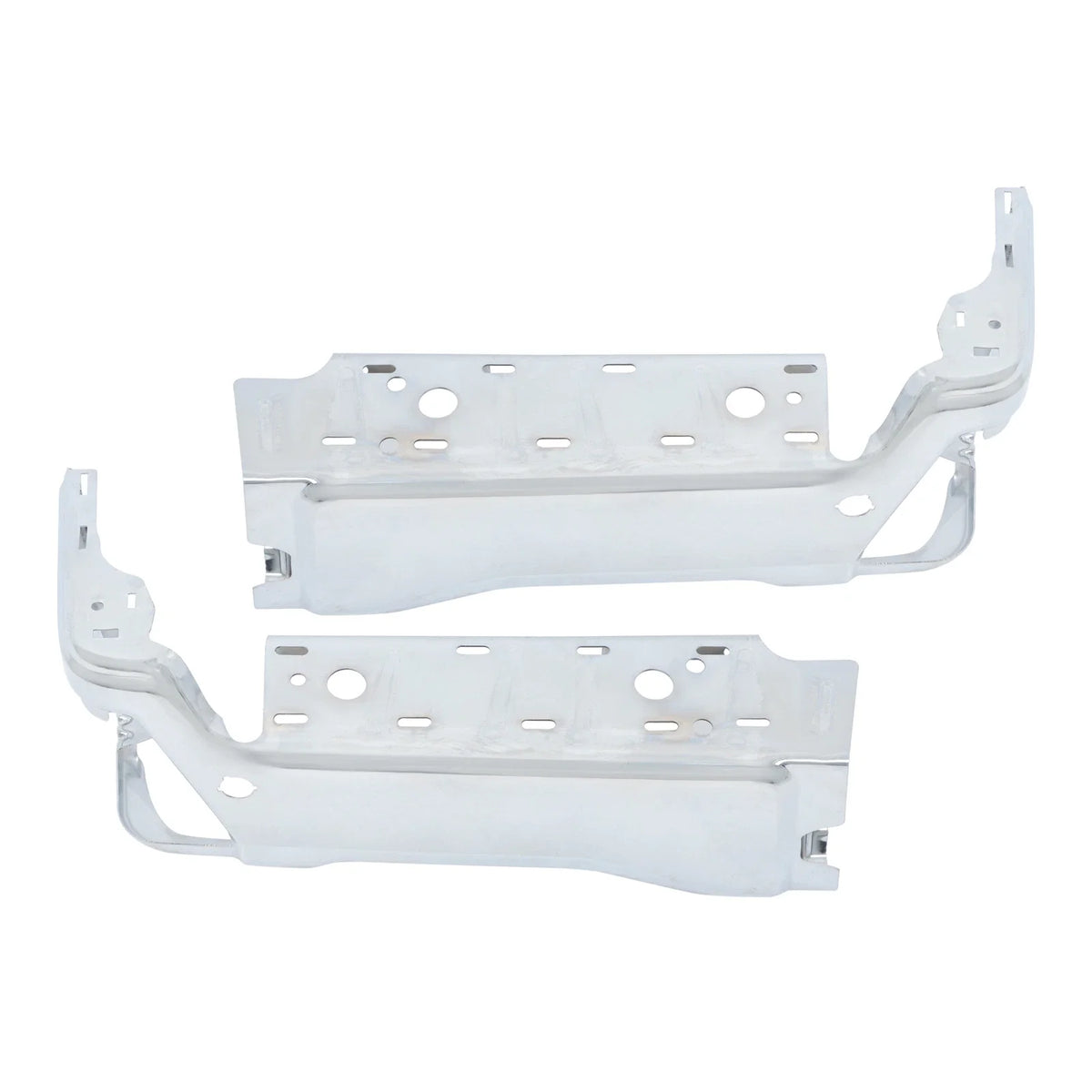 Set of 2 Rear Back Bumper End Caps for Ford F-250 (2023–2025) Chrome