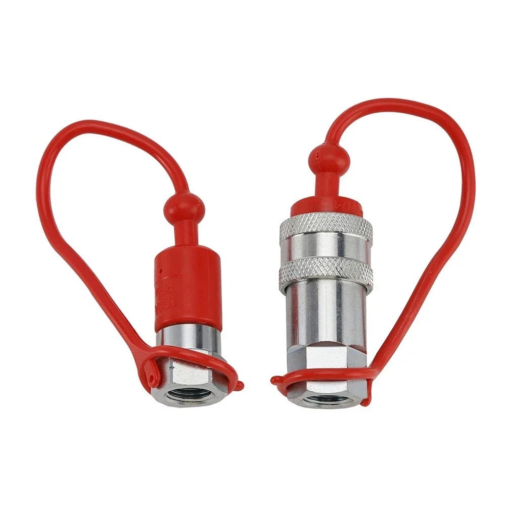 1/4 NPT Coupler for Equipment Assembly (Carbon Steel, White Zinc Plating)