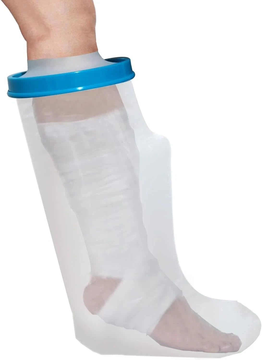 Waterproof Leg Cast Cover for Shower (Reusable Adult Short Leg Protector)