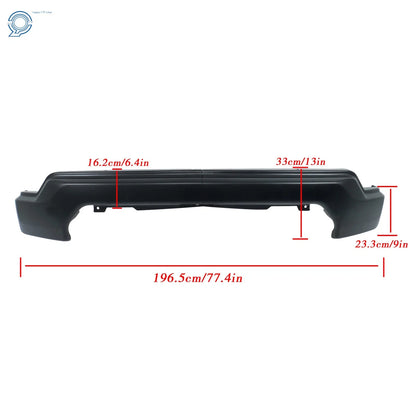 Black Steel Split Front Bumper for GMC Sierra 1500 (2019–2021)