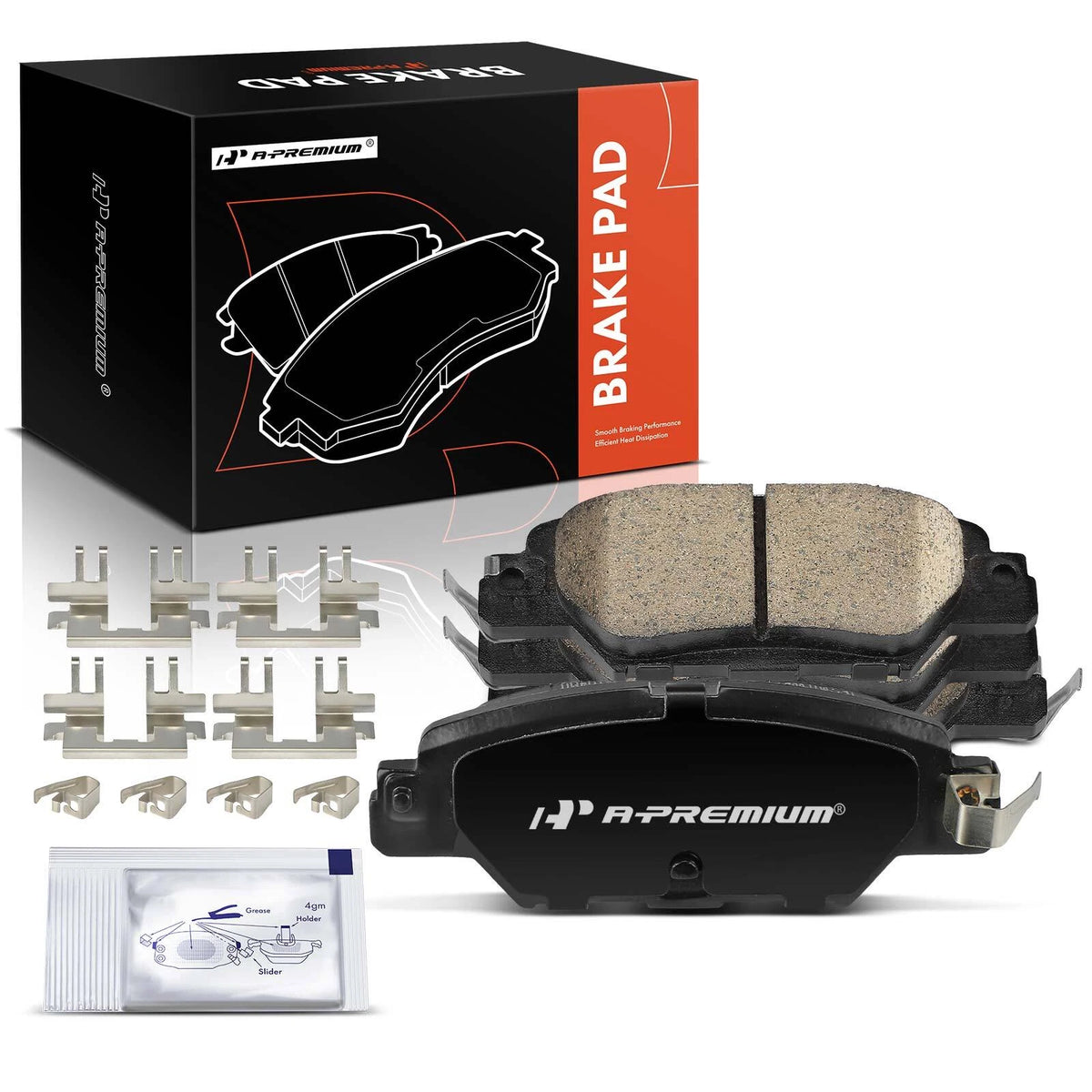 Set of 4 Rear Ceramic Brake Pads for Mazda CX-5 (2016–2023) 10318460, BE1846, D1846