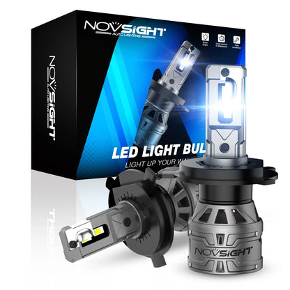2X 9003 LED Headlight Bulbs for NOVSIGHT (13000LM)