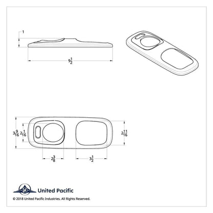 Dual Dome Light Cover for Peterbilt (2006–Present) UP#41734