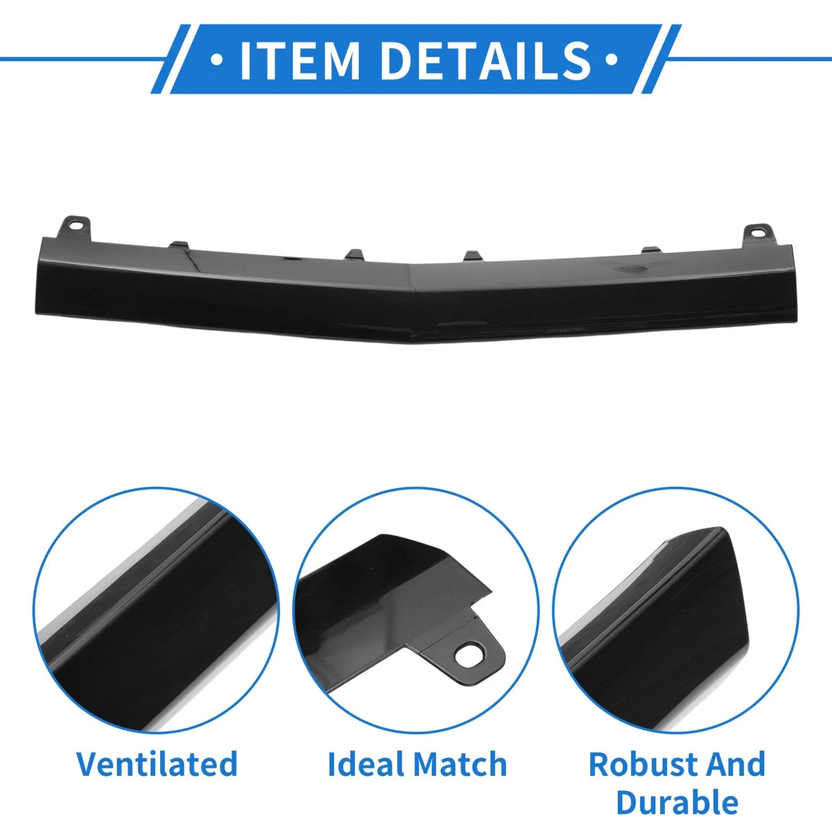 Front Lower Center Bumper Grille Trim for Mercedes-Benz W205/C (2015–2018)