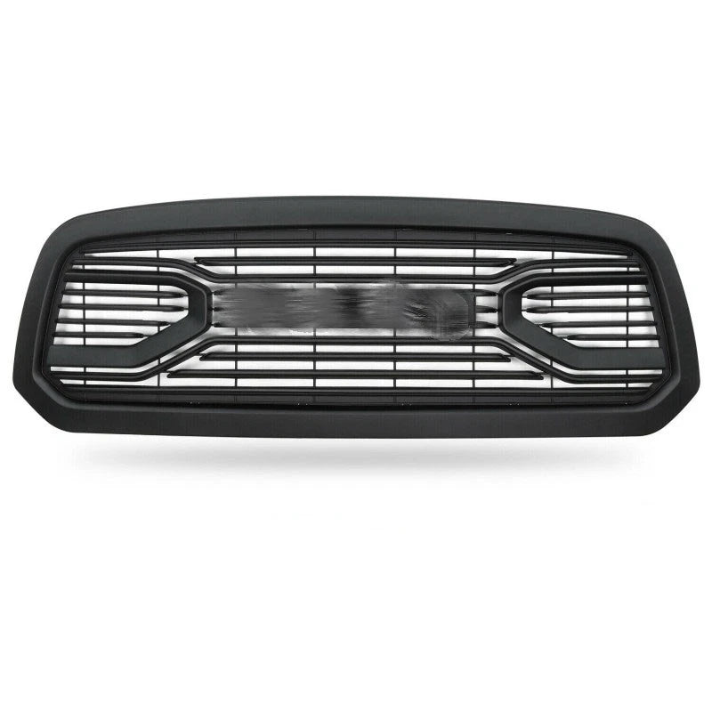 Matte Black Front Hood Mesh Grille for Dodge RAM 1500 (2013–2018)