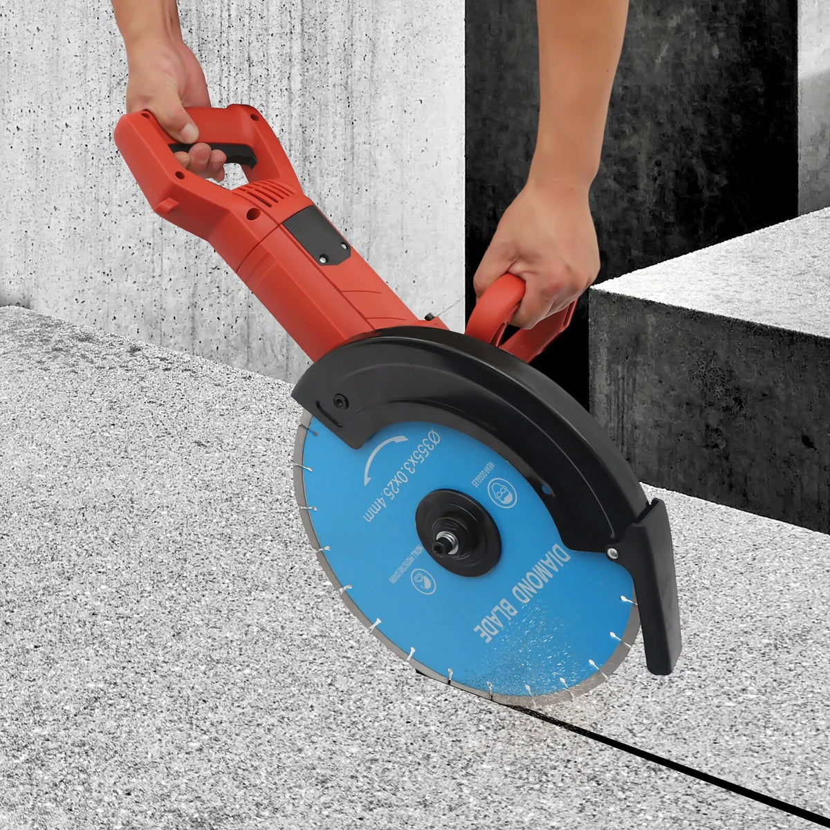 14" Circular Electric Demo Saw for Concrete Cutting (Wet/Dry)