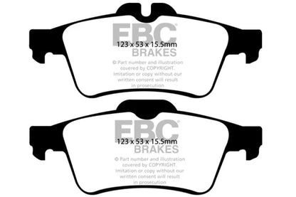 EBC Yellowstuff Rear Brake Pads for Chevrolet Cobalt 2.0 Turbo (2008–2010) DP41749R
