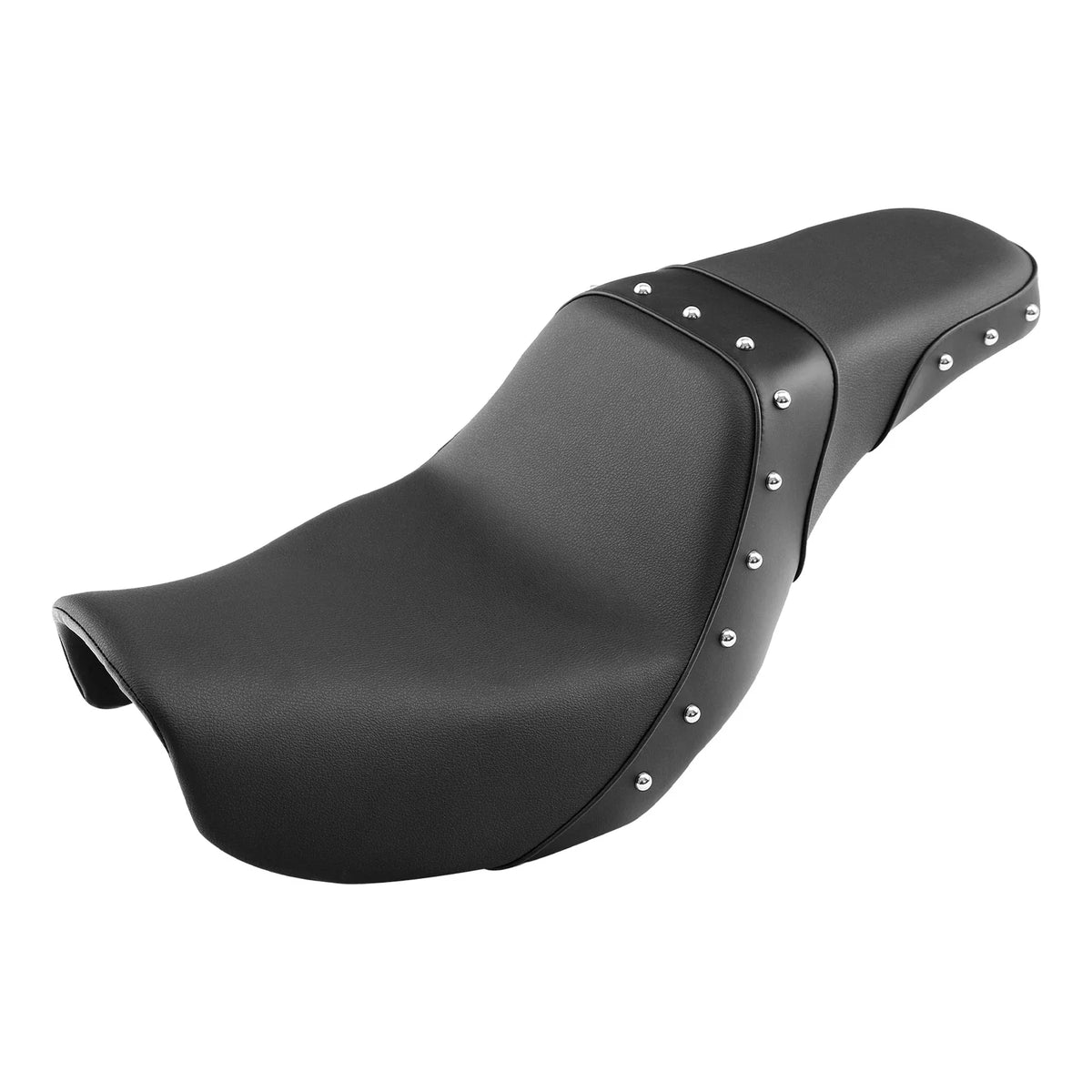 Black Driver & Passenger Seat for Harley Dyna Low Rider Super Glide (2006–2017)