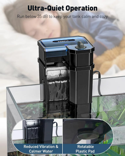 3W Aquarium Filter for 15 Gallon Fish Tank (No Known Part Numbers)