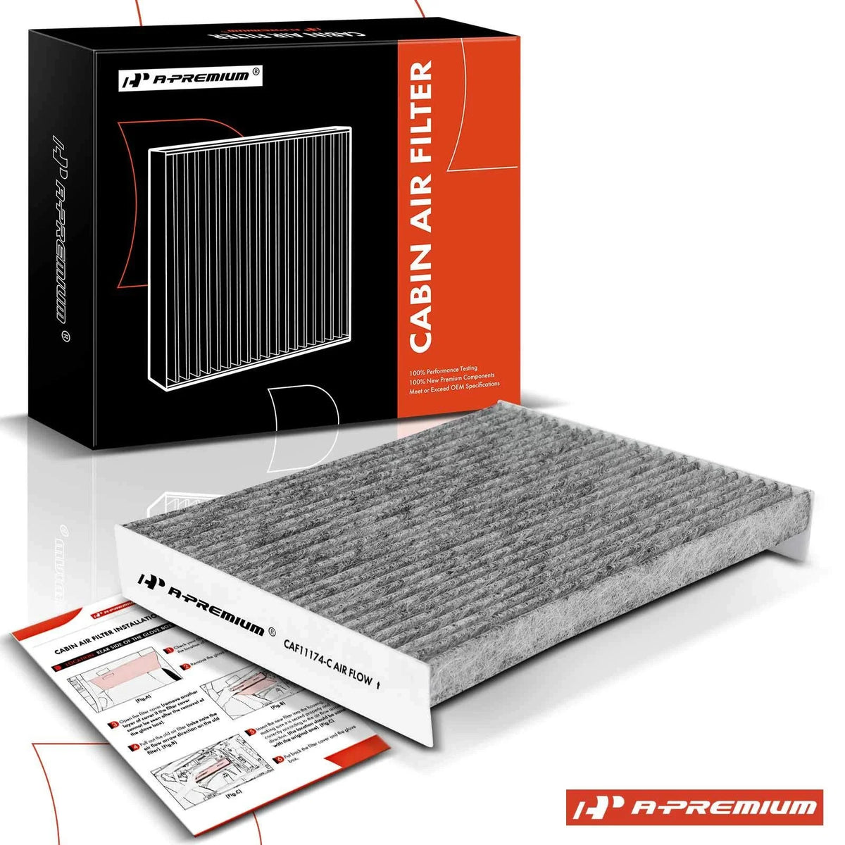 Activated Carbon Cabin Air Filter for Ford Fusion, Lincoln MKZ (2010–2012)