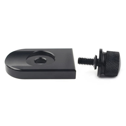 Rear Fender Seat Bolt Screw Nut Tab Cover for Harley Touring (1996–2023) Black