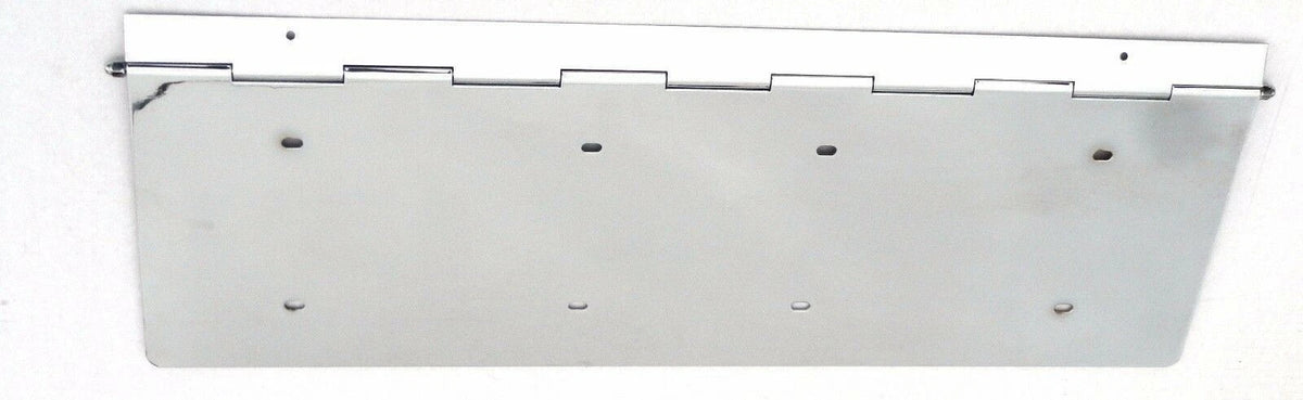 Dual License Plate Holder for (60530) - Chrome Steel 27” Long