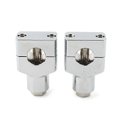 2Pcs Handlebar Riser Clamp Mount for Suzuki Harley