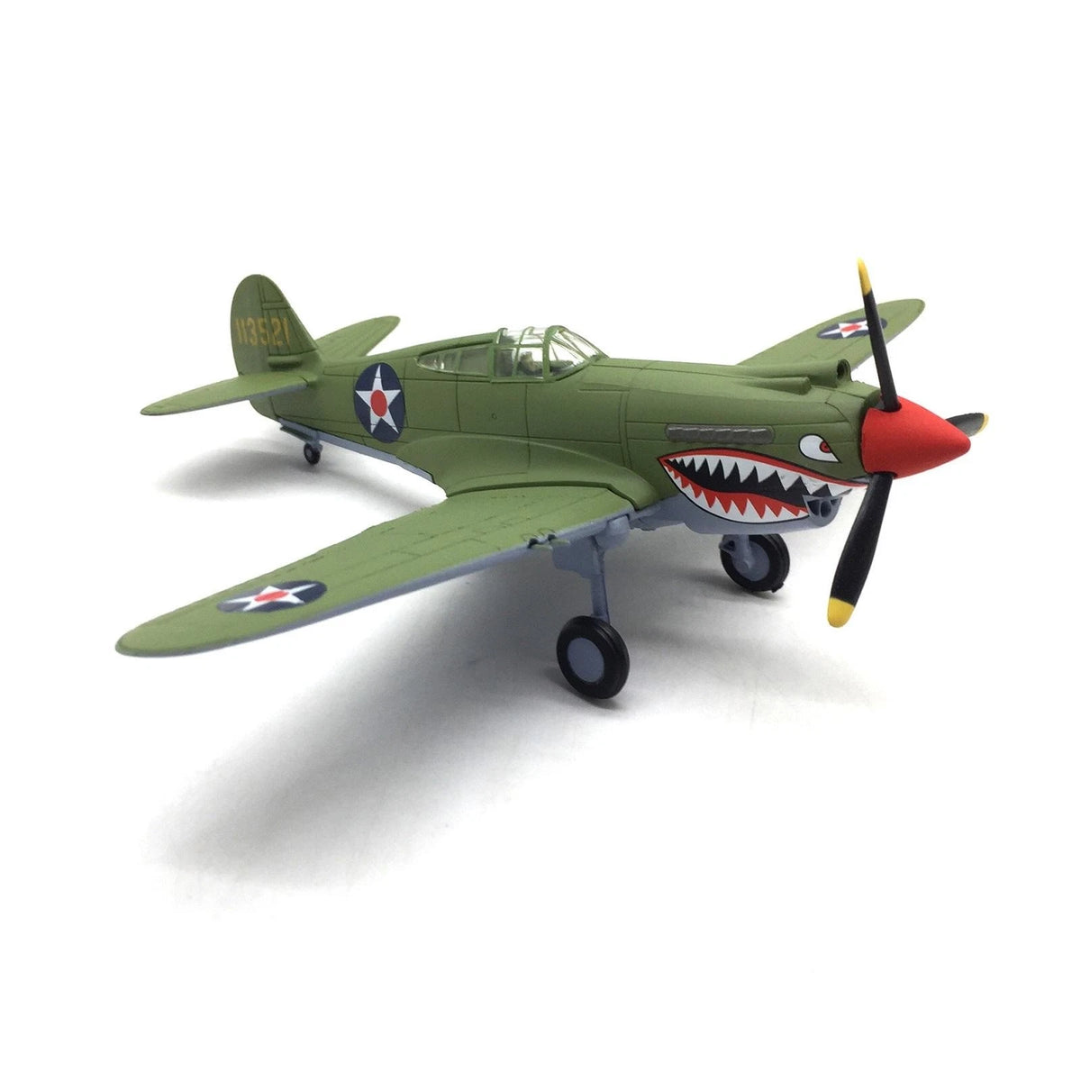 1/72 P-40 Fighter Alloy Model for American Aircraft (No Part Numbers)