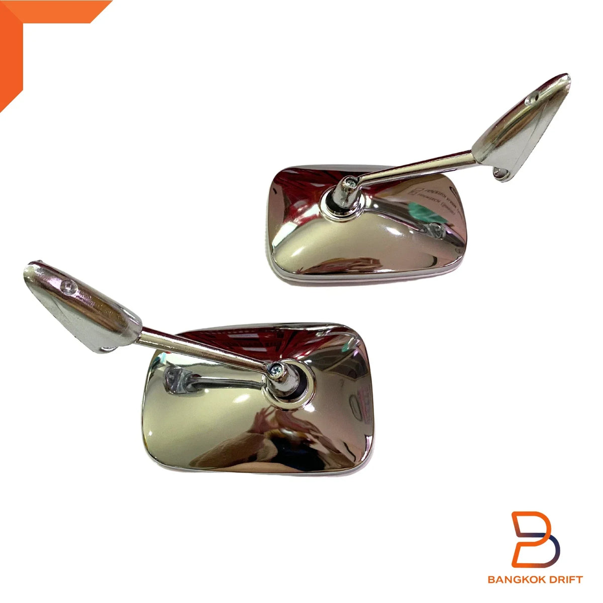 Chrome Fender Door Wing Side Mirrors  for Peugeot 504 (1968-1983)