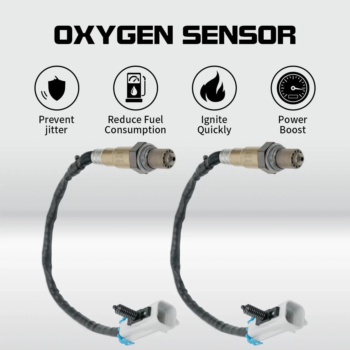 2X OEM Up/Downstream O2 Oxygen Sensor for GMC Sierra 1500, Chevy Silverado (2000–2002)
