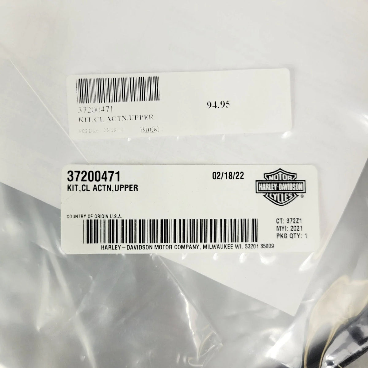 Clutch Cable 37200471 for Harley Davidson Touring Batwing (2021–2023)