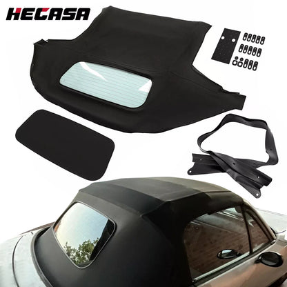 Soft Top for Mazda Miata (1990–2005) w/ Glass Window & Rain Rail