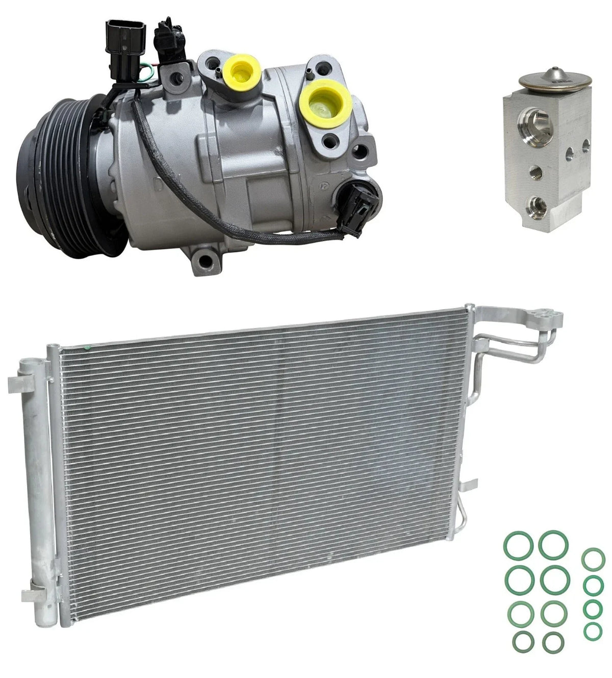 AC Compressor Kit With Condenser for Kia Soul 2.0L (2023–2024)
