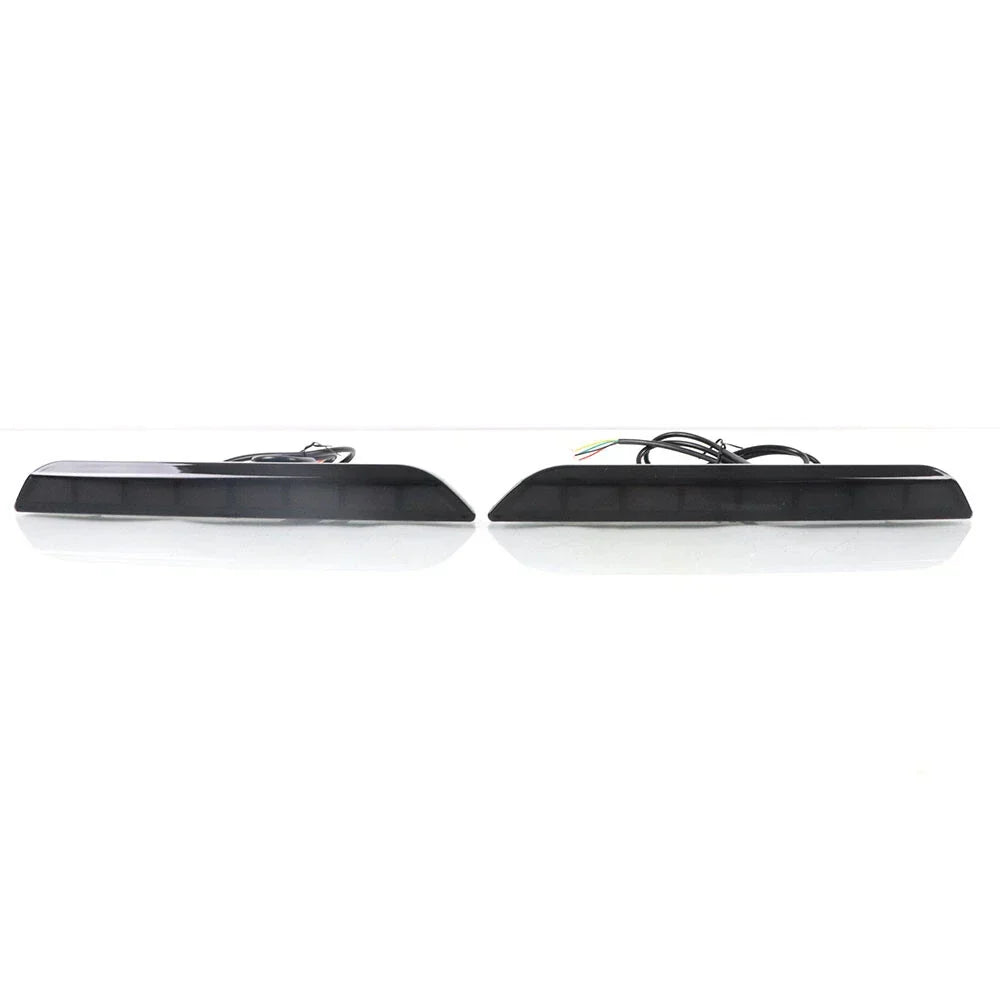 GT-Style Smoked Rear Bumper Reflector Fog Brake Light for Ford Explorer (2020–2024)