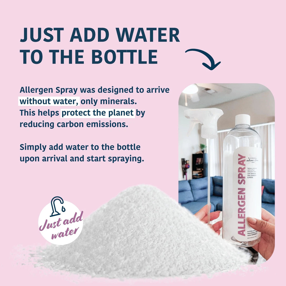 Allergen Spray for Allergy Relief (33.8 Fl Oz)