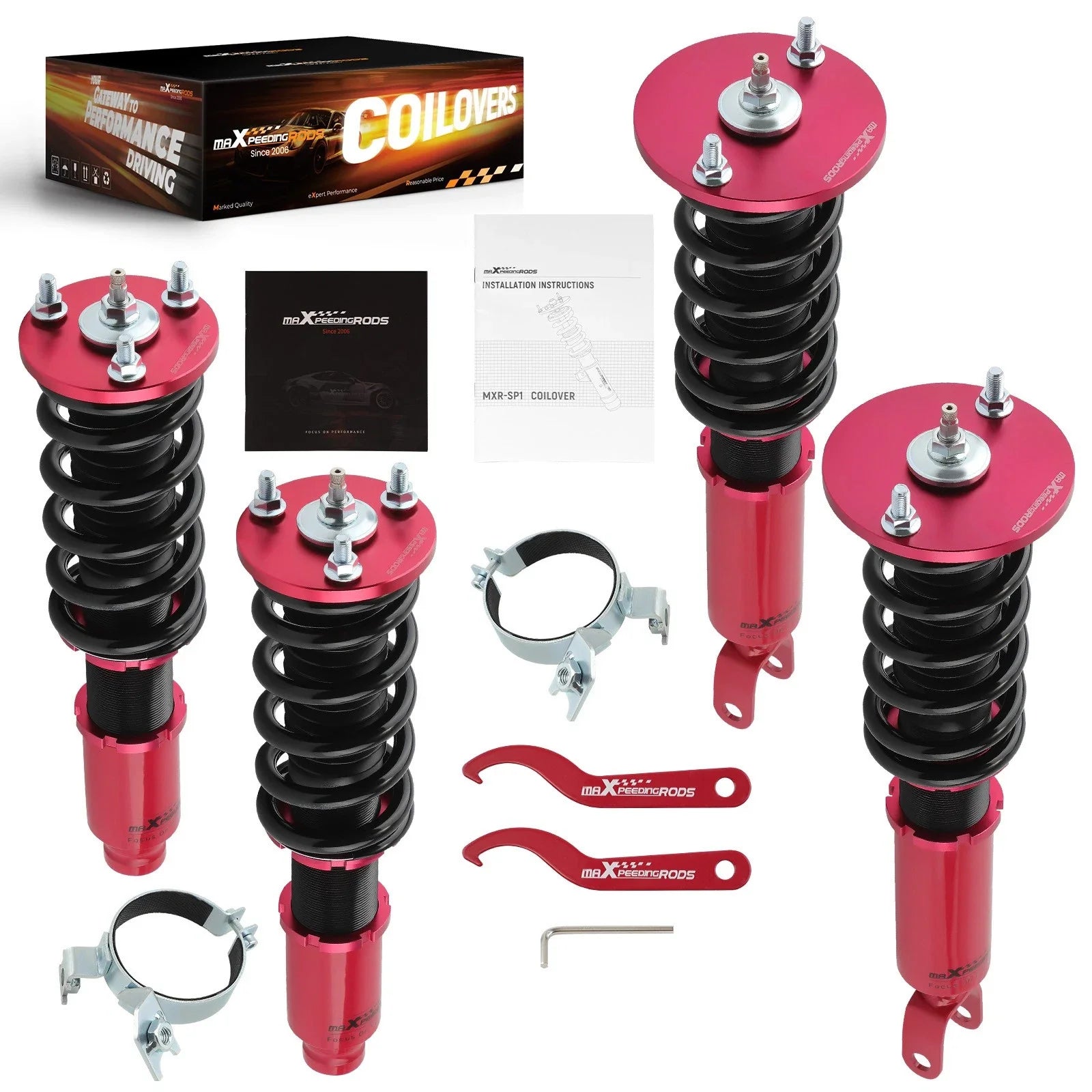Coilover Lowering Kit for Honda Accord 1990–1997, Acura CL 1997–1999