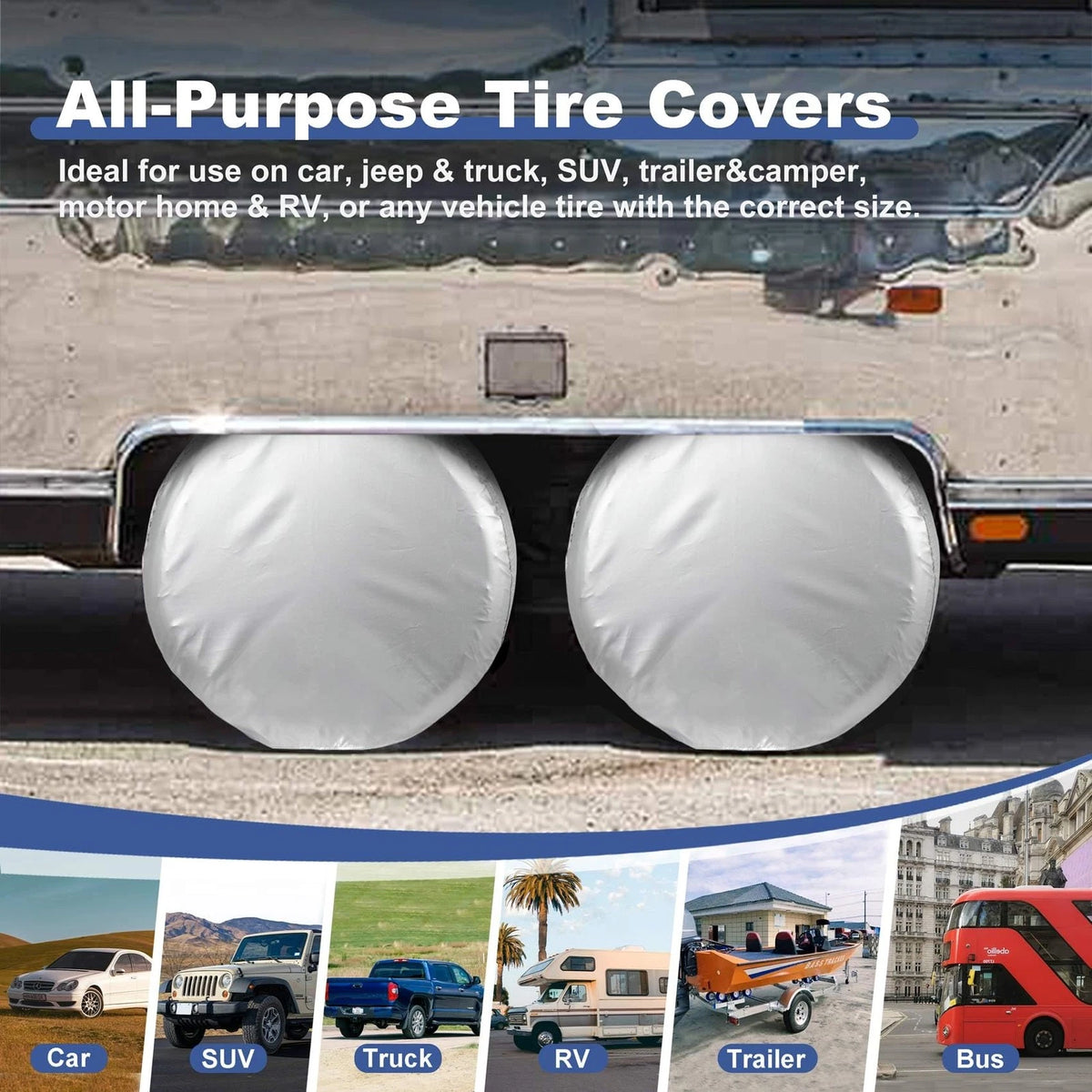 Weatherproof Tire XL for 32''-34.75'' Diameter Tires