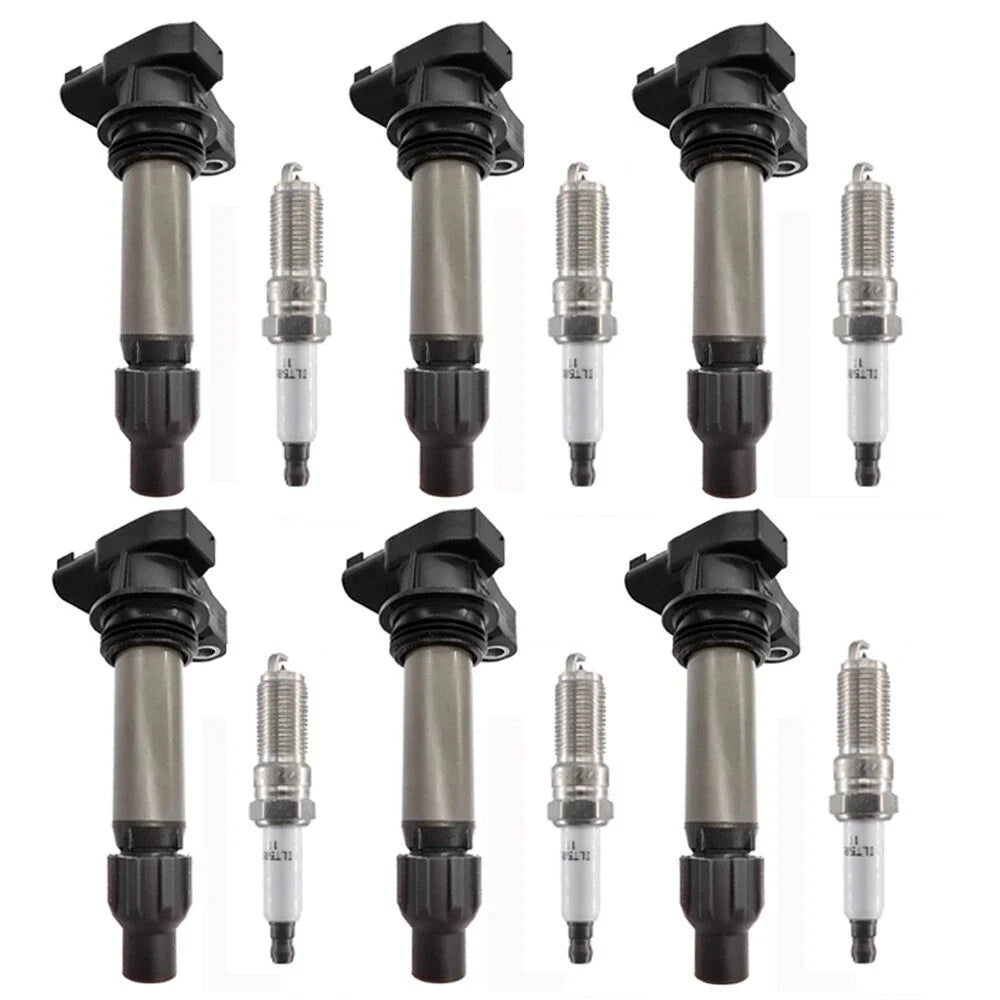 6X Ignition Coil + 6X Spark Plug for Cadillac SRX (2007–2016) UF569