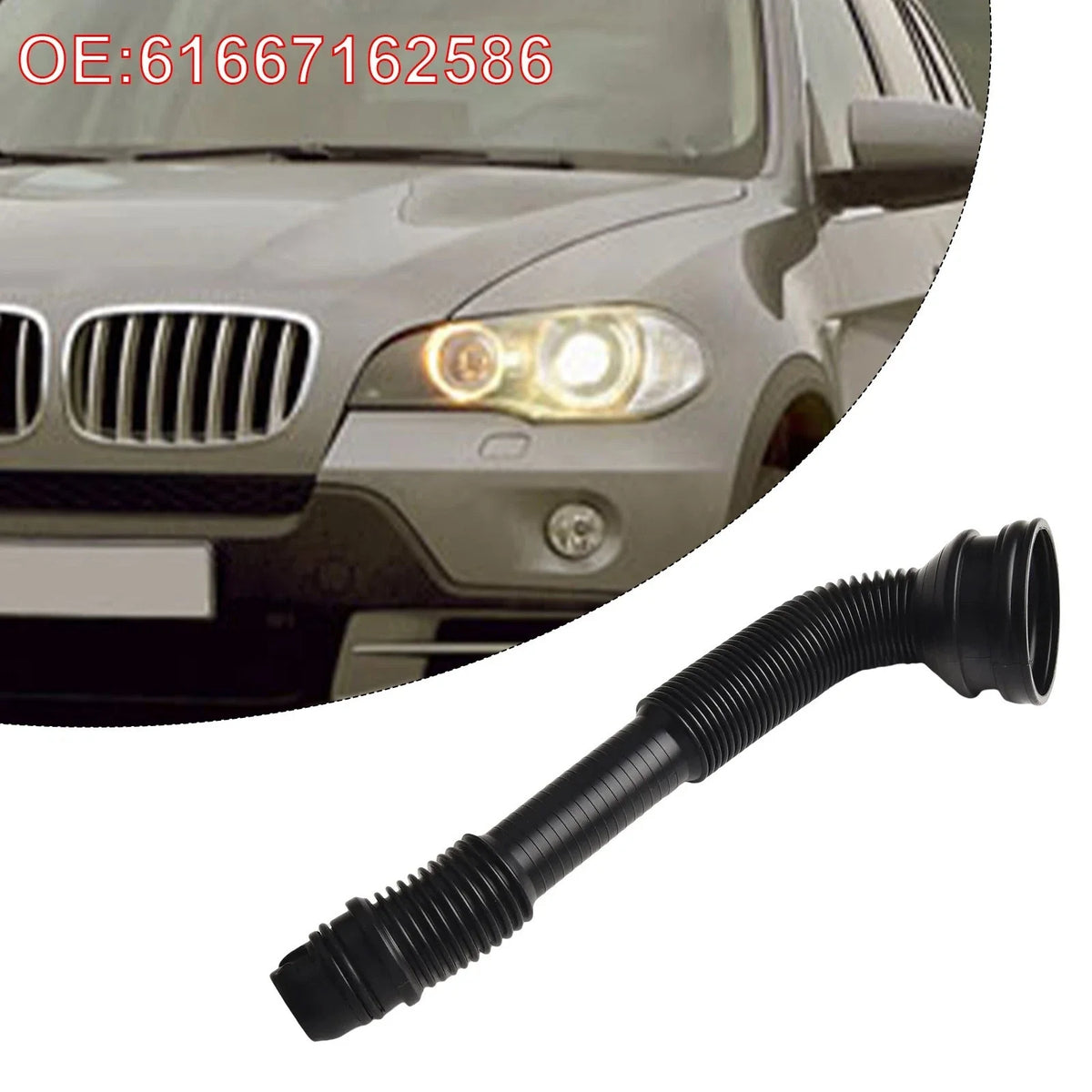 Wiper Washer Filler Pipe for BMW X5 E70, X6 (2007–2013) 61667162586