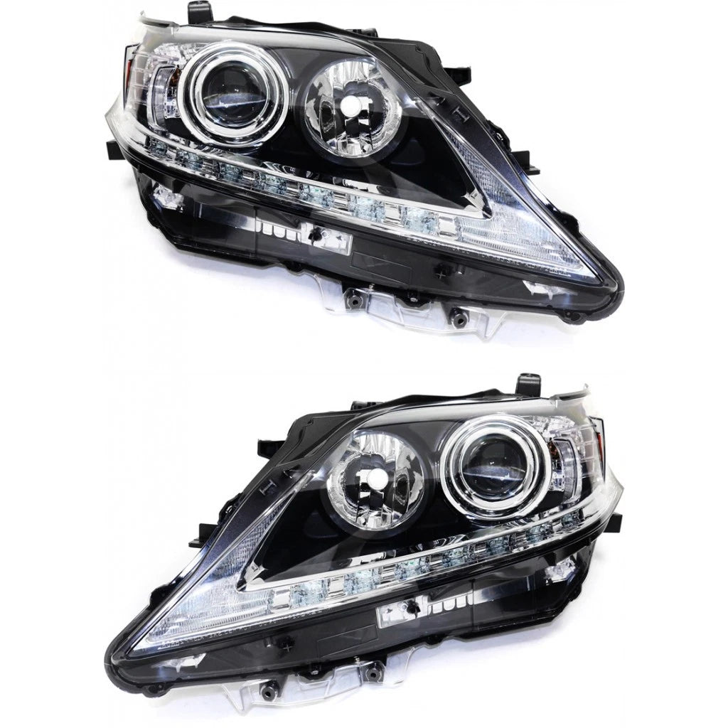 Headlight Assembly Pair for Lexus RX450h (2013–2015) PLX-M1-323-1116L-USN2-CL360A2, LX2518138, LX2519138