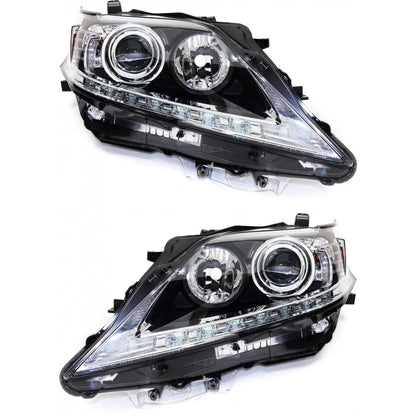 Headlight Assembly Pair for Lexus RX450h (2013–2015) PLX-M1-323-1116L-USN2-CL360A2, LX2518138, LX2519138