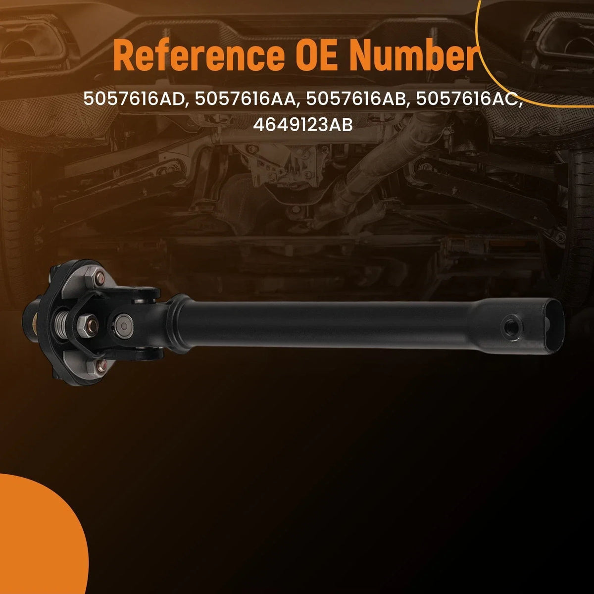 Lower Steering Column Shaft for Chrysler 300, Dodge Challenger, Magnum, Charger (2005–2010)