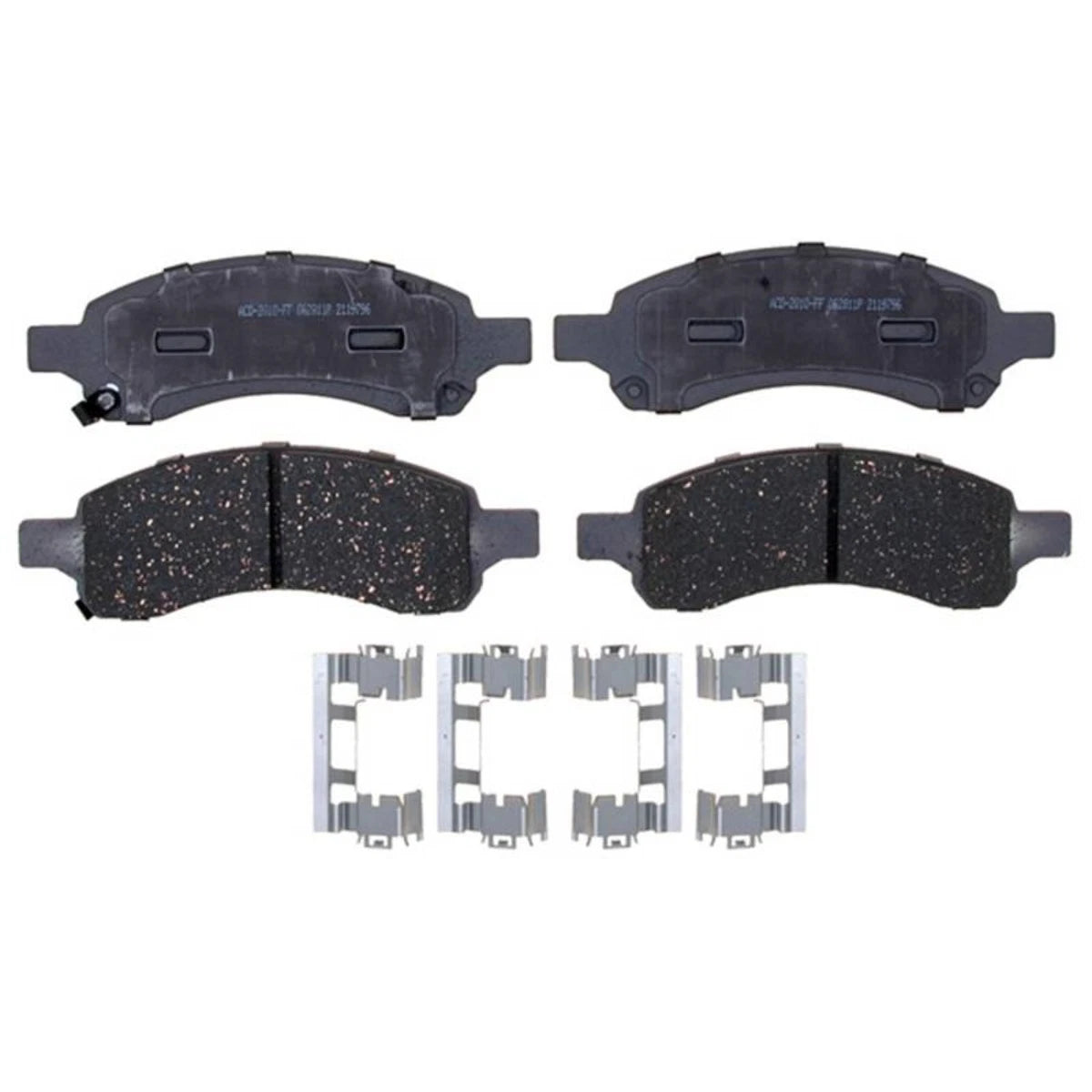 2X Brake Pad Set Front for Chevy Acadia Limited (2010–2017) 14D1169ACHF1