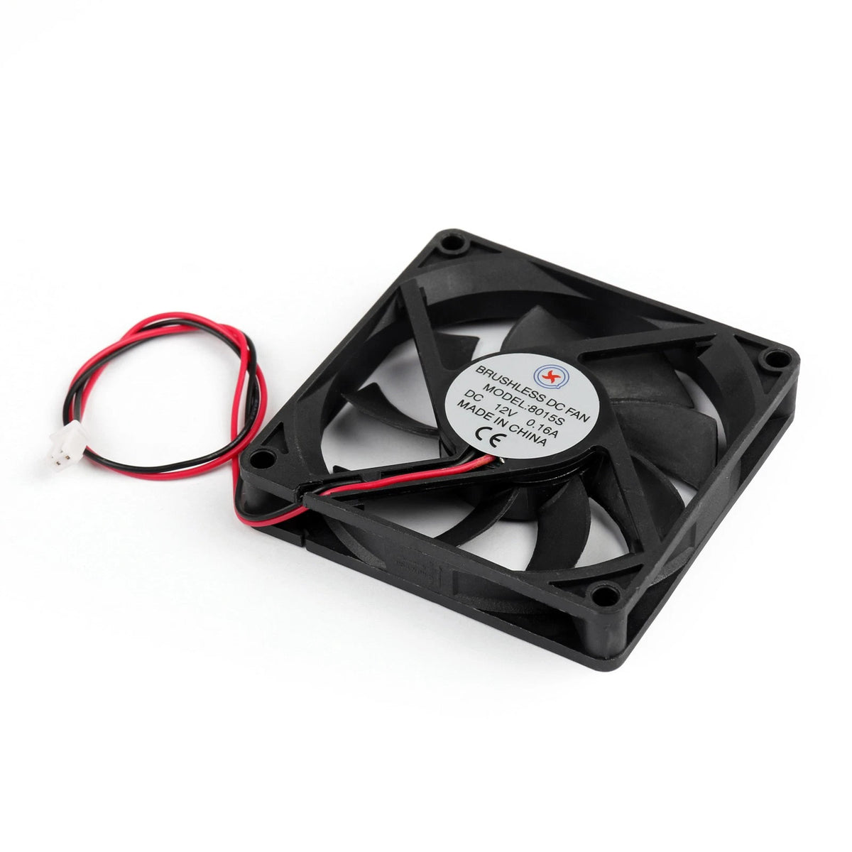 Set of 4 DC Brushless Cooling Fans 12V 8015s W001-B026-4PCS (80x80x15mm)