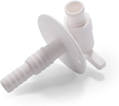 Dual-Size Drain Valve 3/8 or 1/2 Inch Barb for Camco 22223