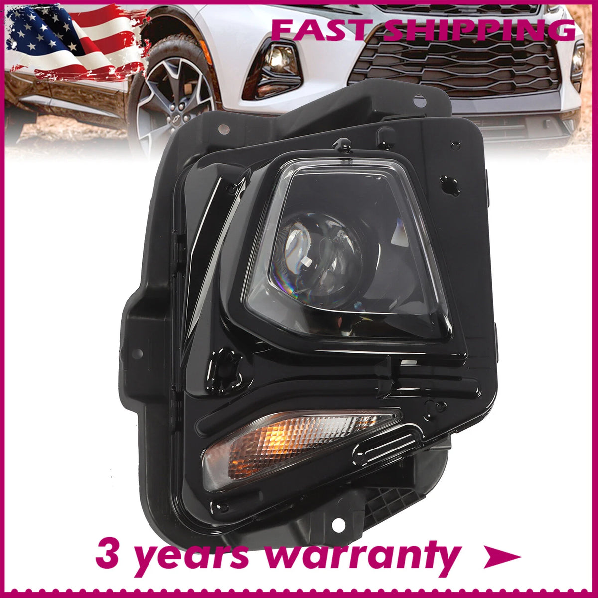HID Headlight for Chevy Blazer (2019–2021) GM2503492, 84588816, 84788650, 84987047
